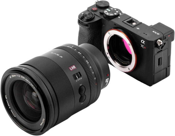VILTROX 35mm F1.2 FE (N), AF 35mm f/1.2 LAB FE Objektiv für Sony E Mount Ohne LCD, Vollformat F1.2 P