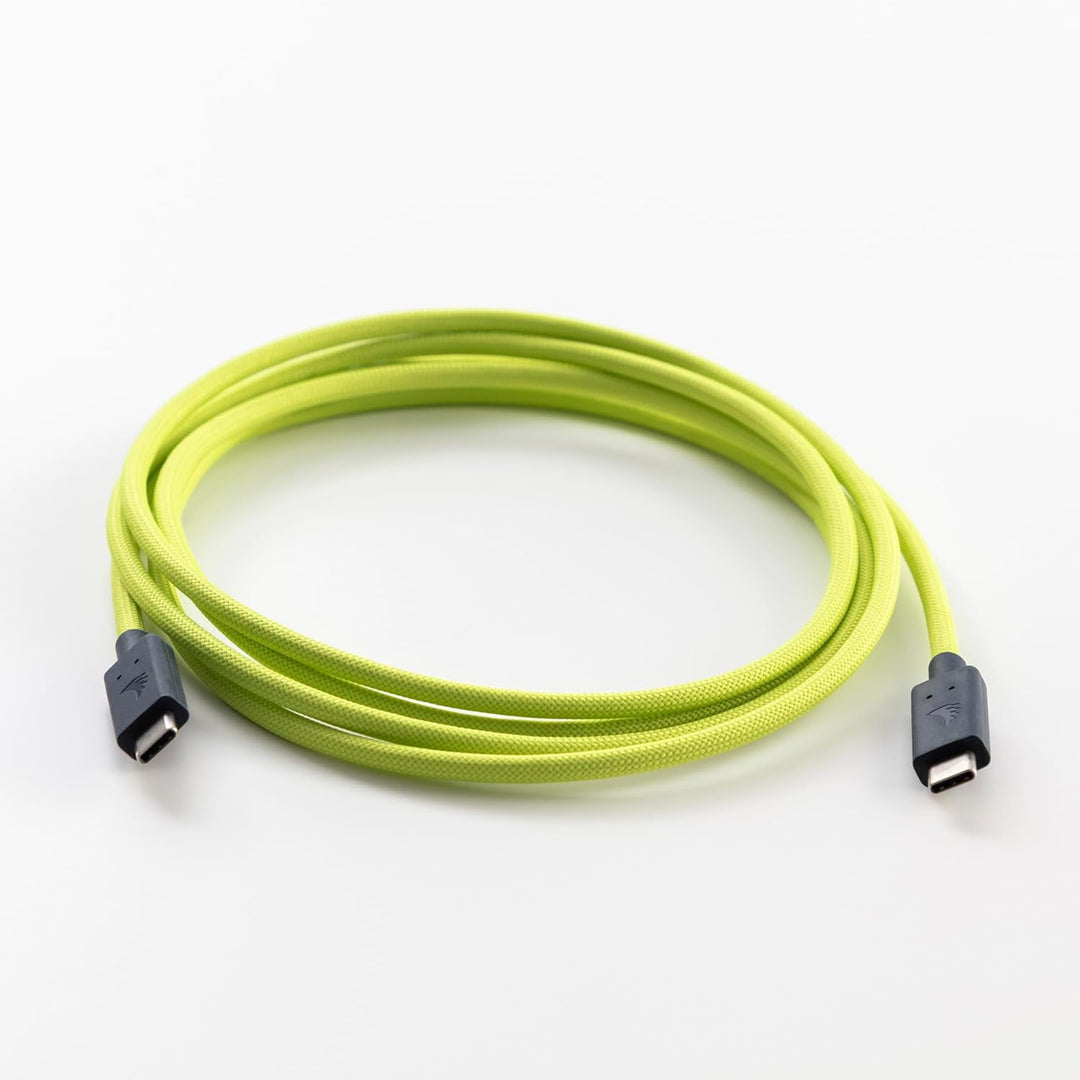 Angelbird USB-C 4.0 Solid Flex™ Cable Lime - 2 m - Full-Featured - für bis zu 40 Gb/s Datenübertragu