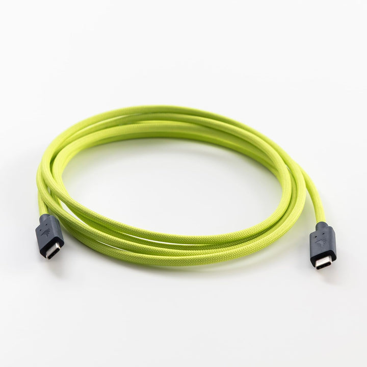 Angelbird USB-C 4.0 Solid Flex™ Cable Lime - 2 m - Full-Featured - für bis zu 40 Gb/s Datenübertragu
