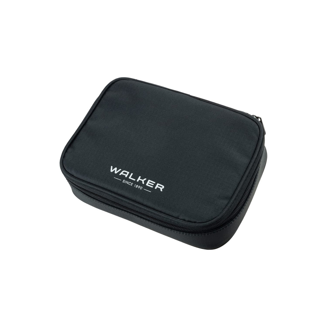 Walker 49114-380 - Schlamperbox Big "All Black", Federmappe mit grossem Hauptfach, doppelseitiger Tr