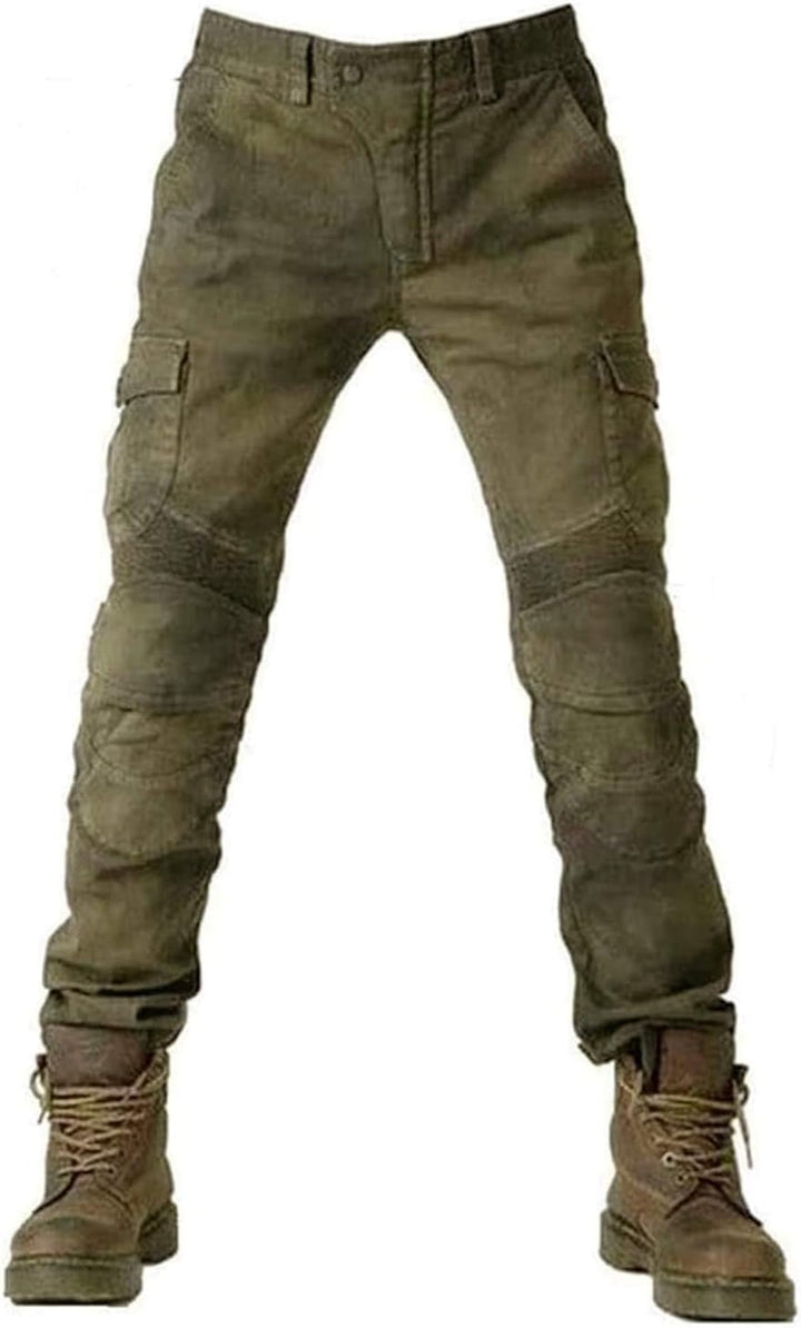 Alpha Rider Motorradhose Herren Jeans Textil Motorrad Hose mit Protektoren, Sportliche Motorrad Hose