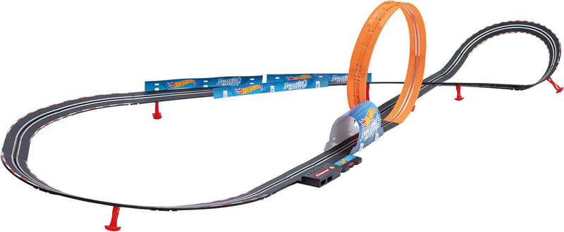 Carrera - 20068000 GO!!! Challenge Hot Wheels Rennbahn-Set I Rennbahnen & lizensierte Slotcars | bis