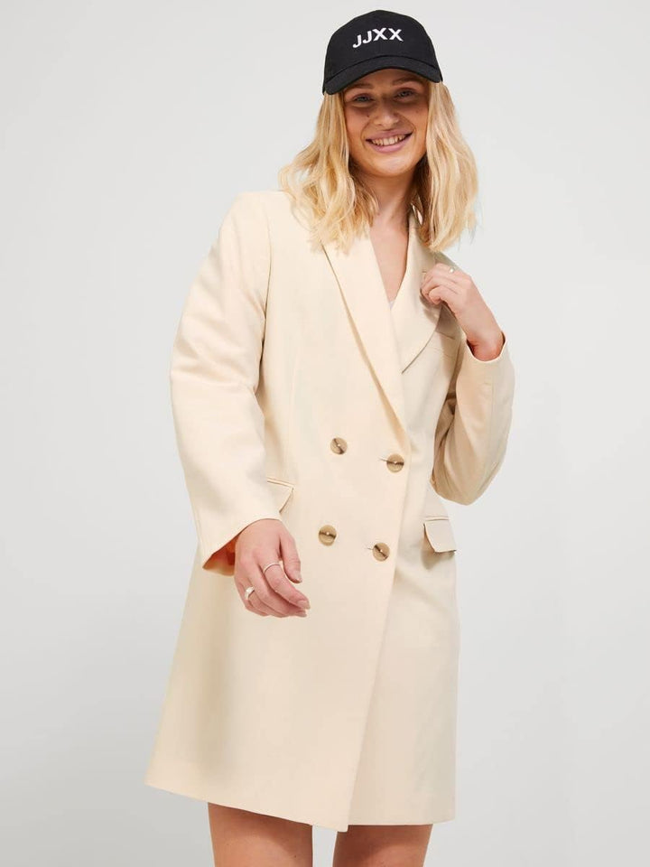 NAME IT Damen Jjxx Jxmary Blazer Dress Sn L Seedpearl, L Seedpearl