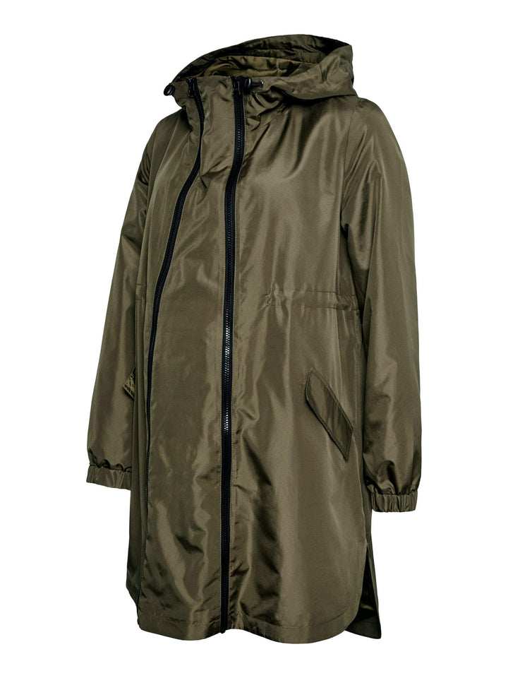 MAMALICIOUS Female Jacke Stehkragen Elastische Bündchen Mantel Kalamata M, Kalamata M