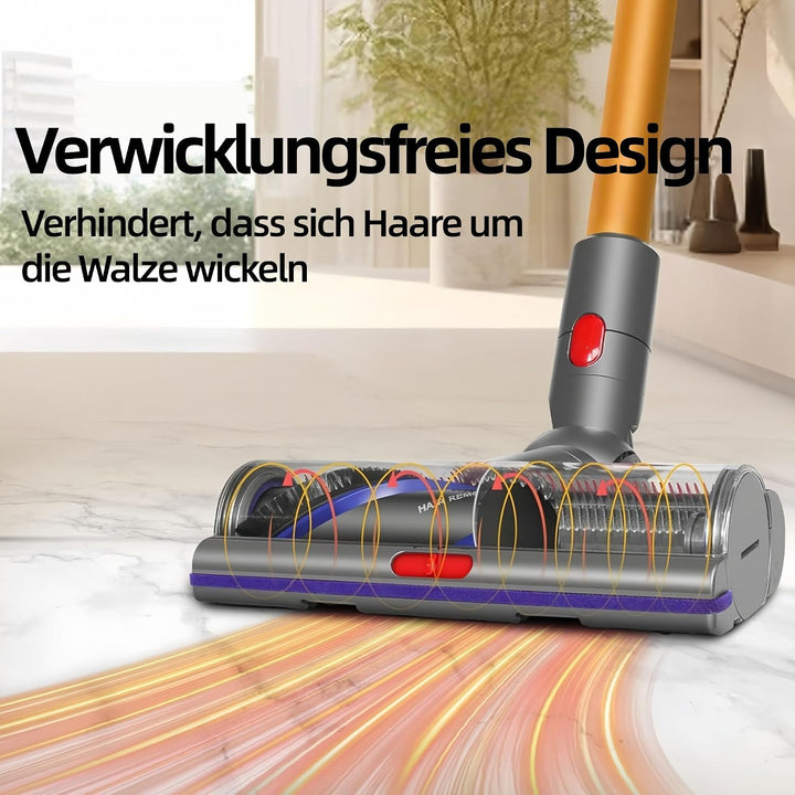 Elektrische Bodendüse für Dyson V15 V11 V10 V8 V7 Aufsatz, Upgrade Torque Drive Bodenbürste mit Anti