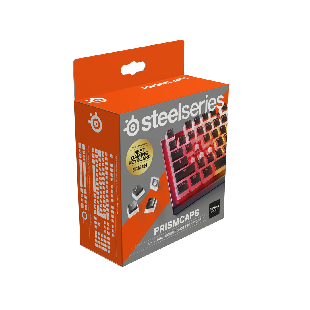 SteelSeries PrismCaps – Double-Shot-Tastenset mit „Pudding“-Optik – Kompatibilität mit allen gängige