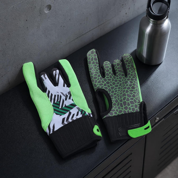 LIOOBO 1 Paar Bowlinghandschuhe mit Fingern Bowling-Stützhandschuh Männer Bowling-Handschuhe Billard