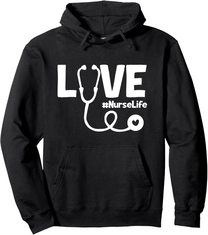 Nurse Life Krankenschwester Pullover Hoodie
