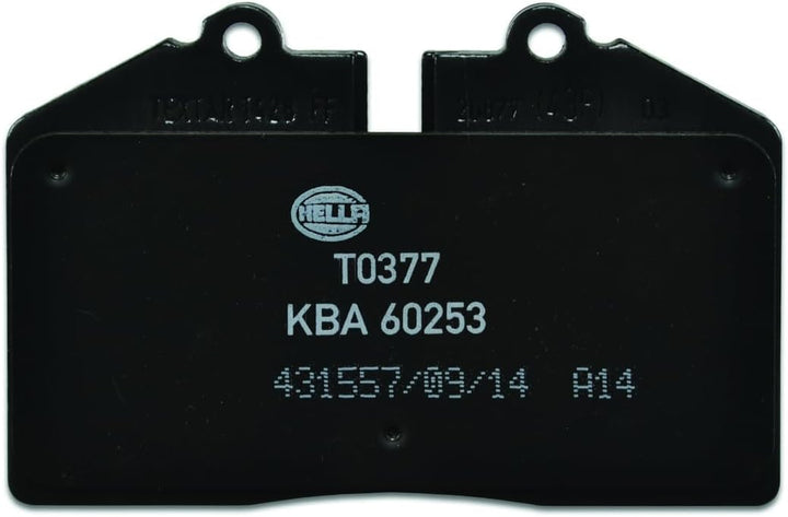 HELLA PAGID 8DB 355 006-351 Bremsbelagsatz - T0377 - Dicke/Stärke: 17.5mm - Bremssystem: Teves - für