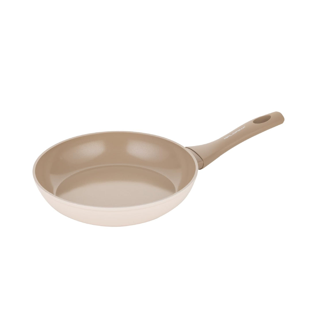 FLORINA Schmiedaluminium Pfanne MOKKA | Bratpfanne 20 cm mit Keramikbeschichtung | Für Induktions-,