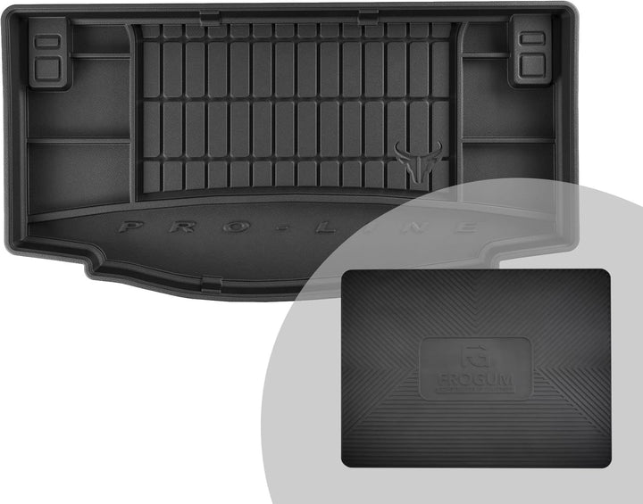 FROGUM ProLine 3D Gummimatte Exklusive Auto Kofferraummatte Kofferraumwanne für Hyundai i10 II 2013-