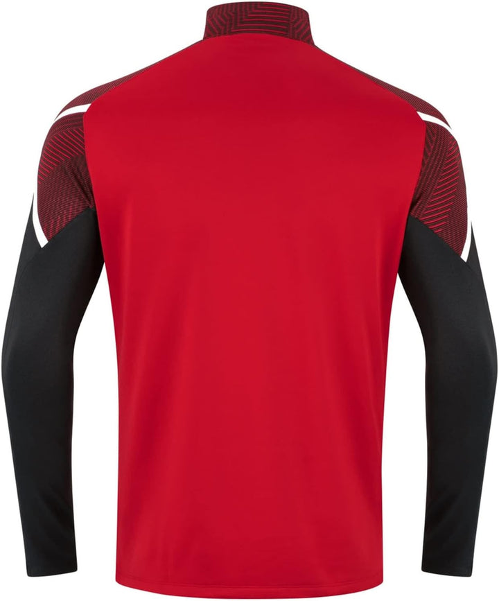JAKO Herren Ziptop Performance S Rot/Schwarz, S Rot/Schwarz