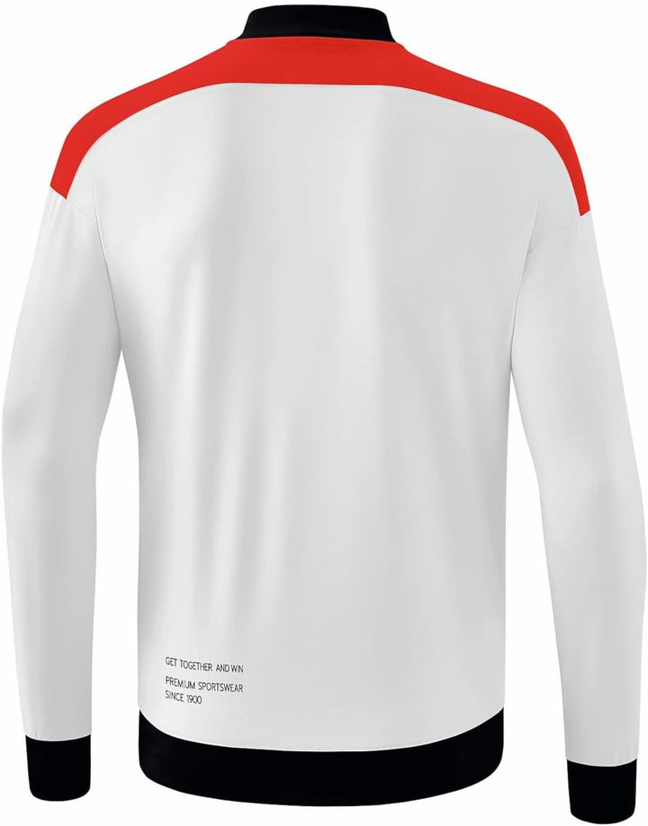 Erima Herren „CHANGE by erima" funktionelle Präsentationsjacke, Weiss/Rot/Schwarz