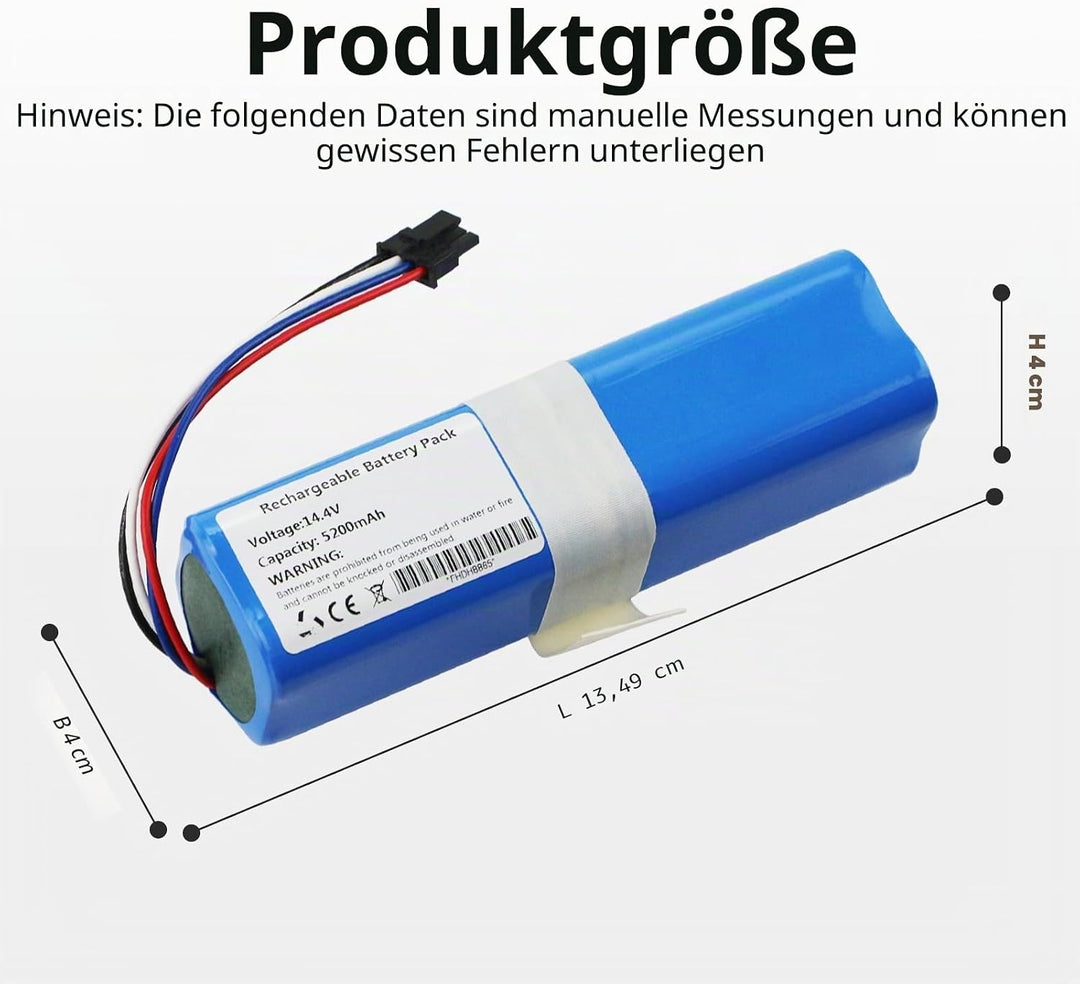 K KYUER Saugroboter Ersatzakku für Dreame D9/D9 Pro/Max D10 D10s L10 L10s L10 Pro Plus F9 Z10 Pro P2