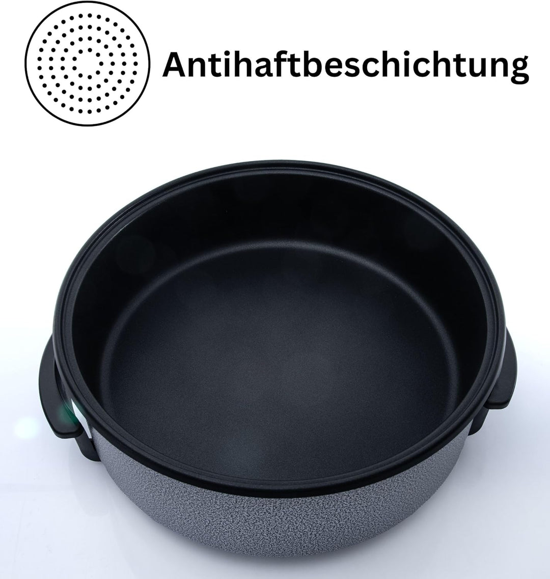 Partypfanne – elektrische Multipfanne mit Antihaftbeschichtung und Thermostat | 7 versch. grössen -