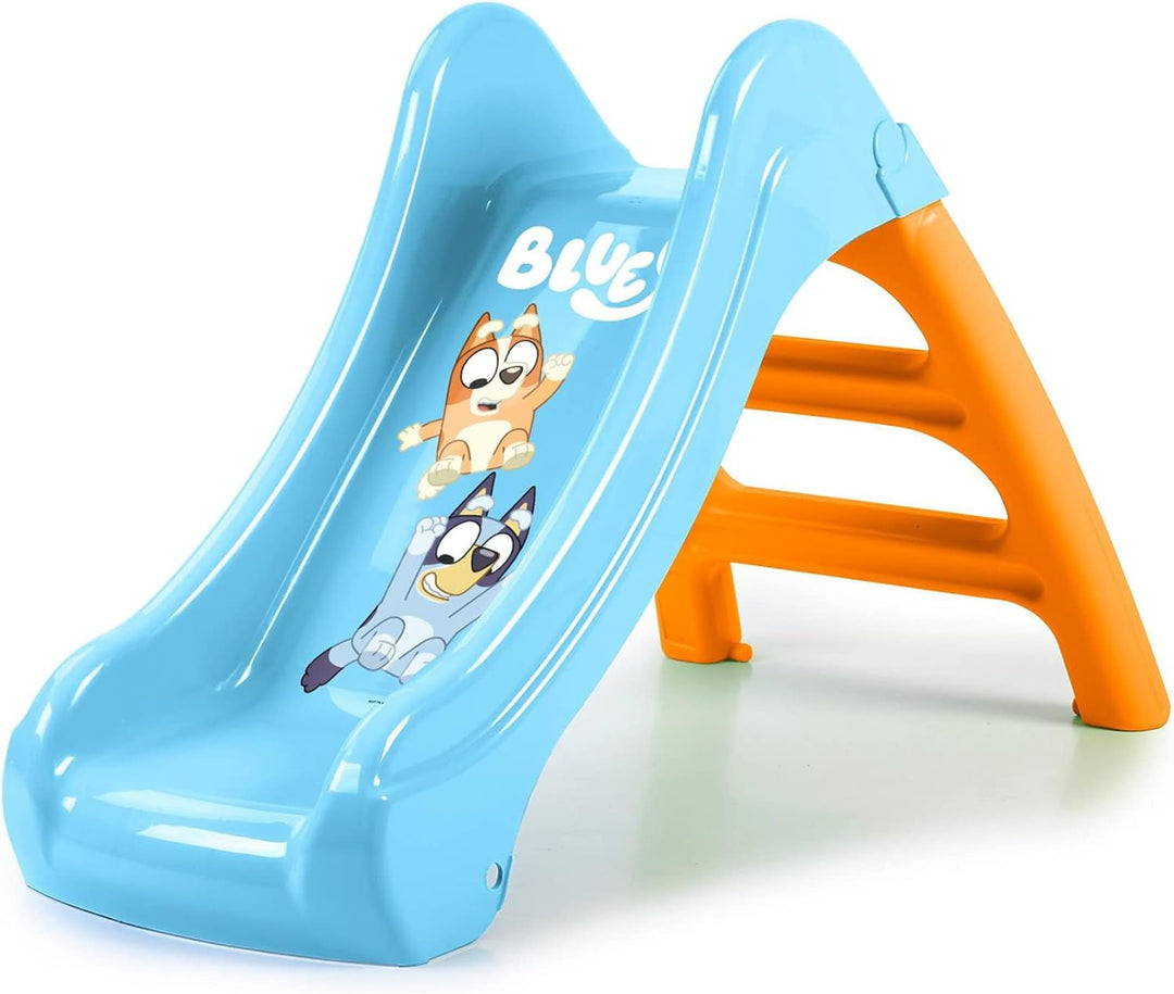 FEBER - First Slide Bluey Kinderrutsche, kleine Grösse, mit Schlauchöffnung zur Umwandlung zur Wasse