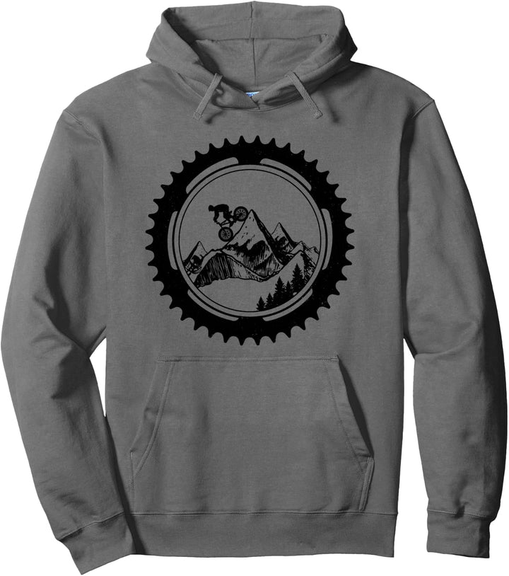 Mountainbike Downhill MTB Fahrrad Mountainbiker Geschenk Pullover Hoodie