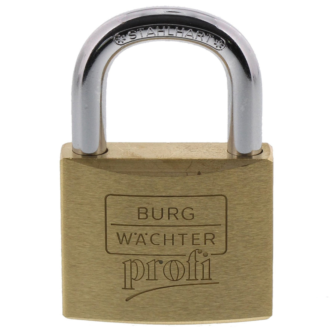 Burg-Wächter Vorhängeschloss, Profi 116 50 SB, inkl. 2 Schlüssel, Bügelstärke: 8 mm Bügelstärke: 8,0
