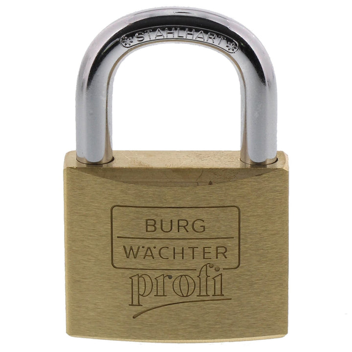 Burg-Wächter Vorhängeschloss, Profi 116 50 SB, inkl. 2 Schlüssel, Bügelstärke: 8 mm Bügelstärke: 8,0