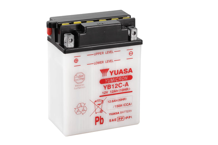 YUASA BATTERIE YB12C-A offen ohne Saeure