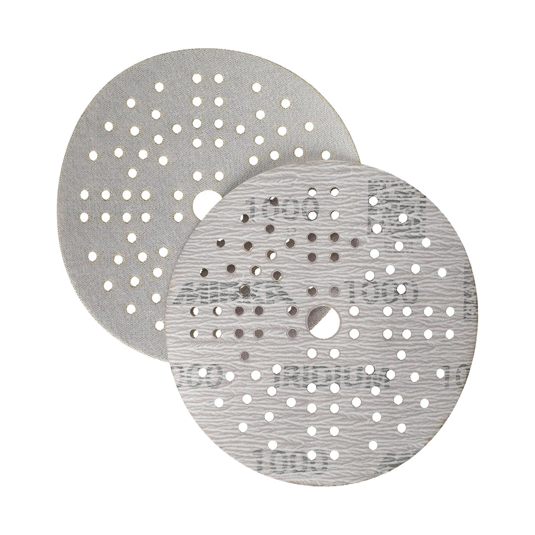 Mirka Iridium Premium-Schleifpapier Ø 125mm Klett 89-Loch, Korn 1000, 100 Stk/Zum Schleifen von Lack