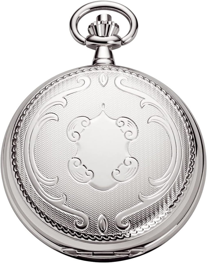 Regent Herren Taschenuhr Savonnette Skelett 51 MM Mechanischer Handaufzug Römische Zahlen in verschi