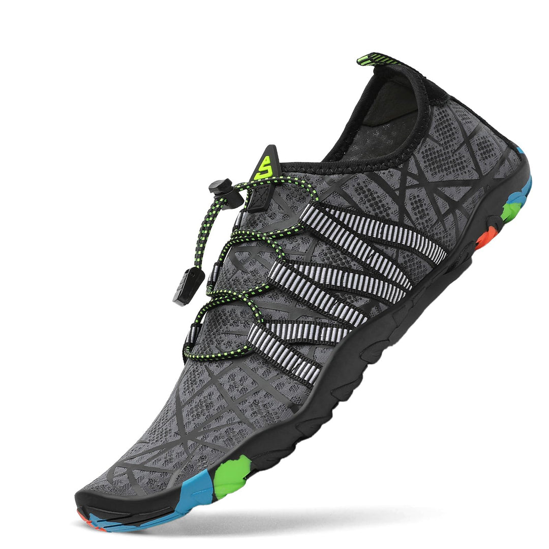 Saguaro Wasserschuhe für Herren, rutschfest, schnelltrocknend, Wasserschuhe 37 EU Lichtgrau, 37 EU L