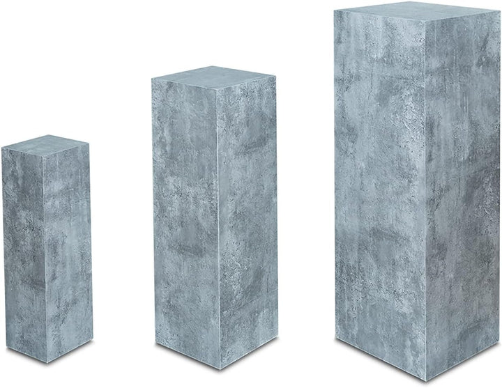 Dekosäule innen/aussen, Säule/Podest/Sockel in 3 Grössen (Zement, Innensäule 100x33x33 cm) Innensäul