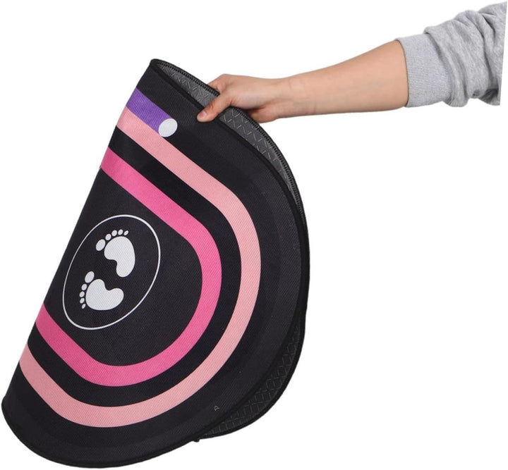 Stossdämpfende Springseilmatte Oval 80x48cm Rutschfest