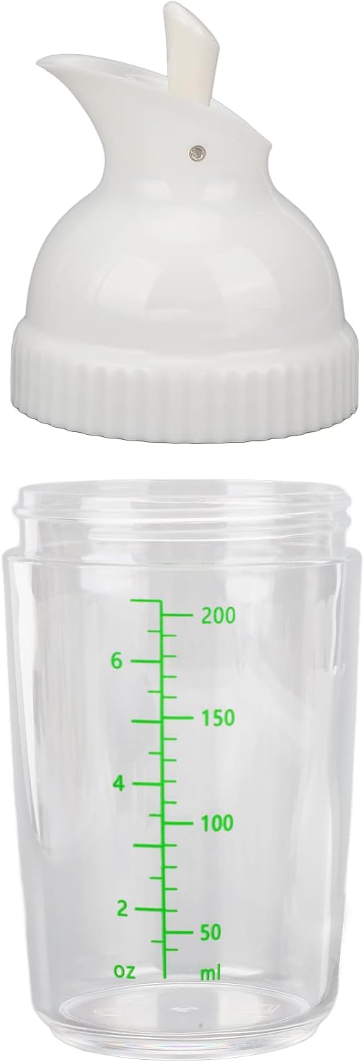 200 Ml Salatdressing-Shaker BPA-frei Verhindert Auslaufen Salatdressingglas mit Deckel für die Küche