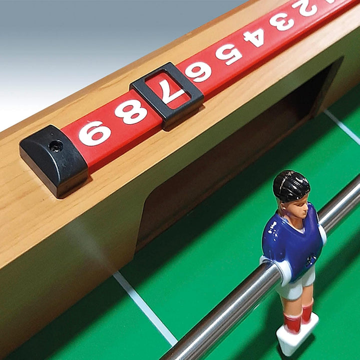 ColorBaby 85334 CBGames Holzkicker, 121 x 61 x 79 cm Tischkickertisch 121 x 61 x 79 cm, Tischfuß