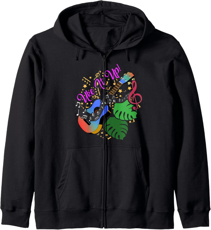 Ukulele Hawaii Musiker Geschenk Kapuzenjacke