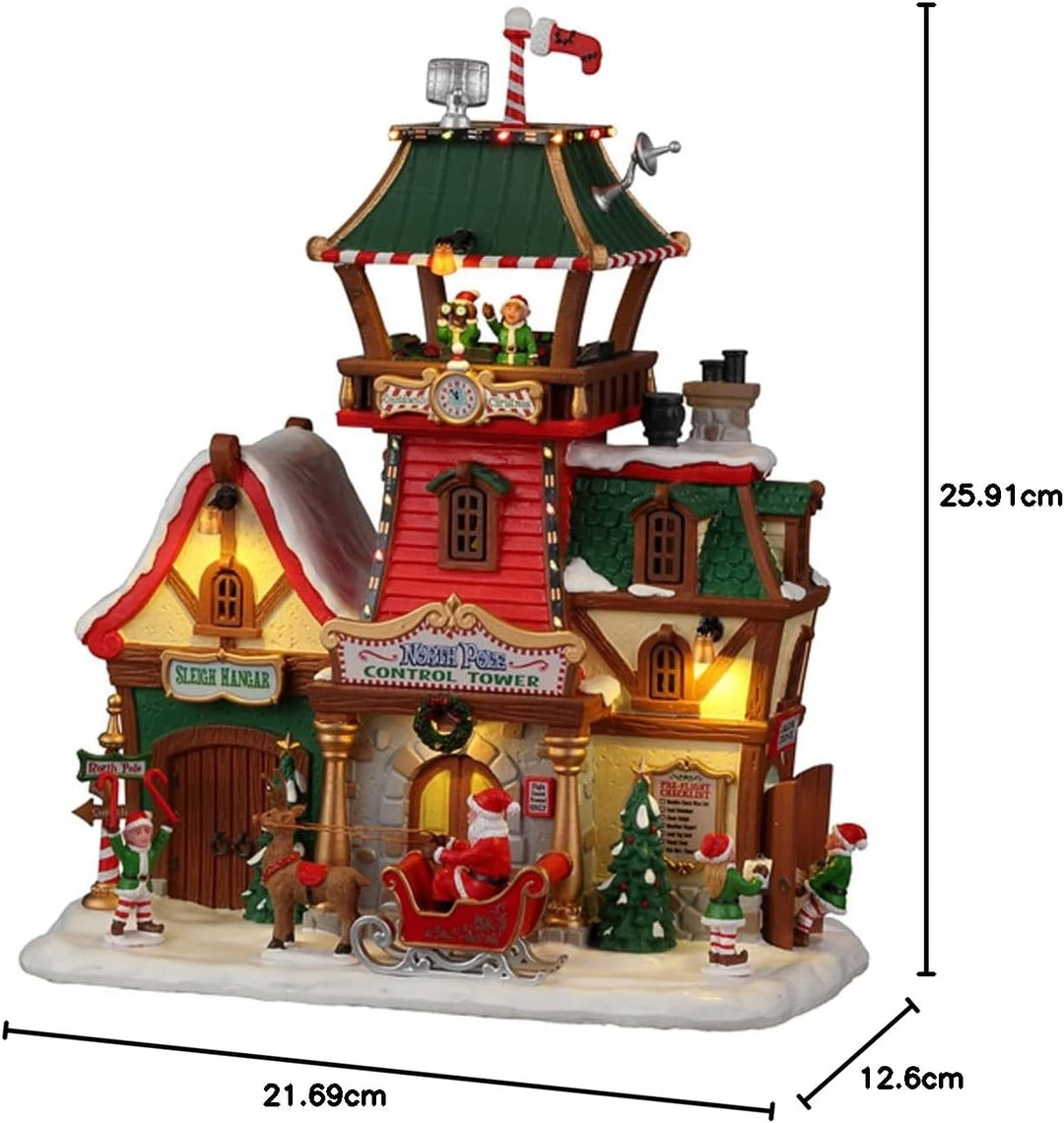 Lemax 25864-UK Santa's Wonderland Lighted Buildings: North Pole Control Tower