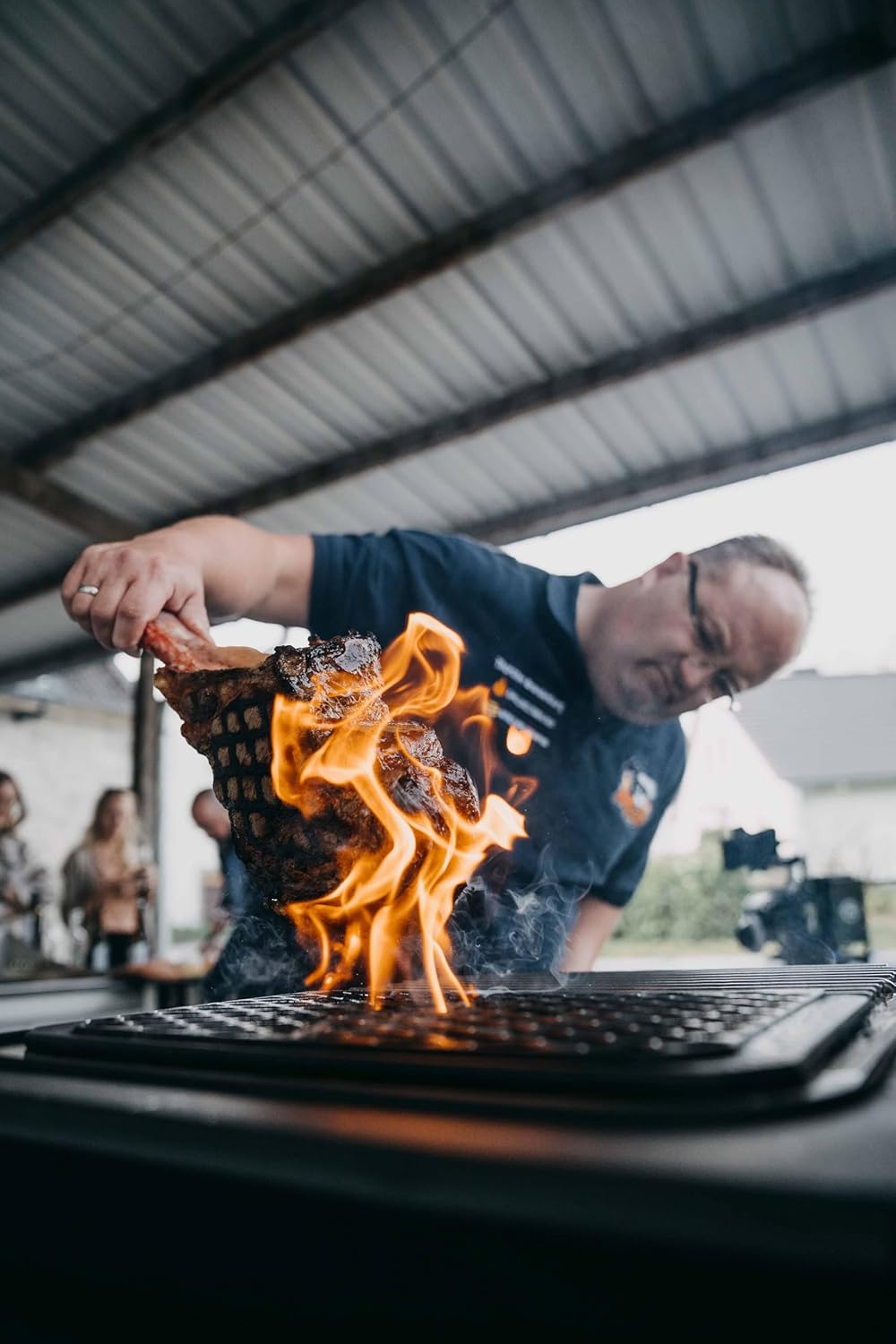 SEVERIN SEVO SMART CONTROL GT Elektrogrill mit App-Steuerung und Deckel, elektrischer Tischgrill, in