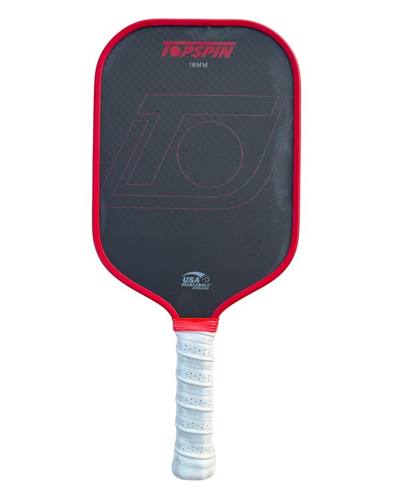 Topspin Pickleball Schläger aus Carbon - Profi Pickleball Paddle für Einsteiger & Profis - Leichter