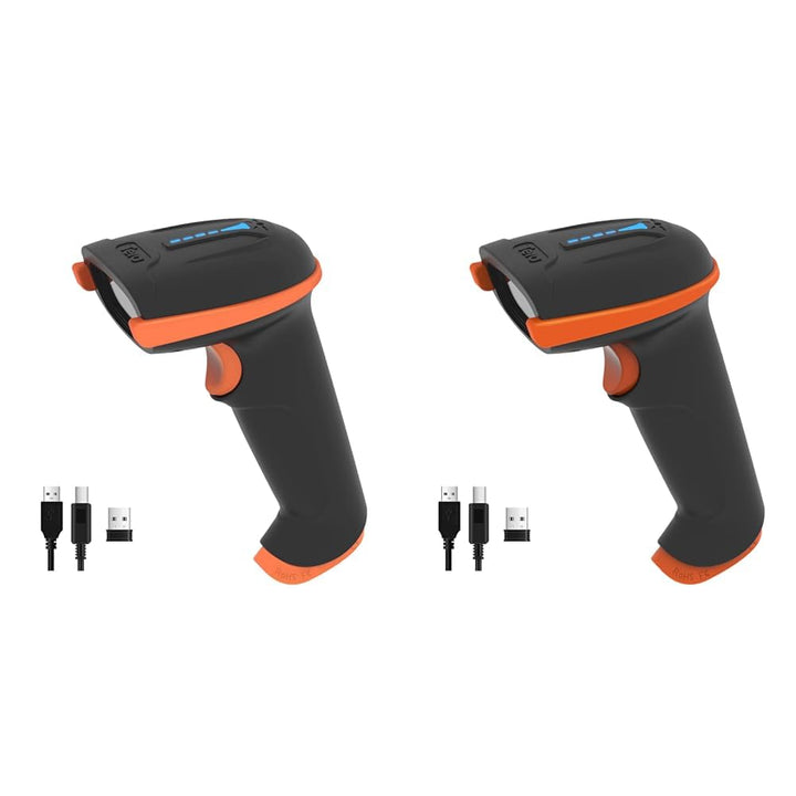 Tera Barcode Scanner 1D 2D QR Wireless Kabellos 2,4 GHz + Wired USB 2,0 & Kabelloser Handheld-Barcod