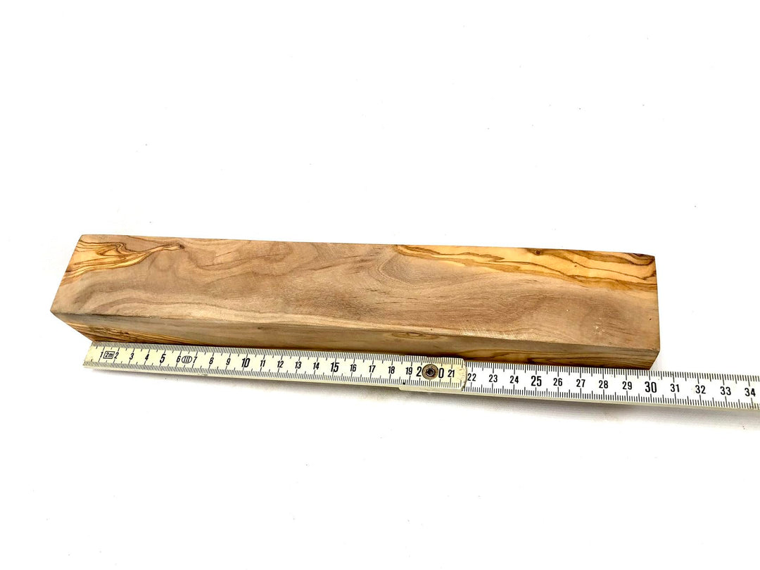 D.O.M. Rohholz Olivenholz Kanteln Verschiedene Abmessungen (50 x 50 x 300 mm), 50 x 50 x 300 mm