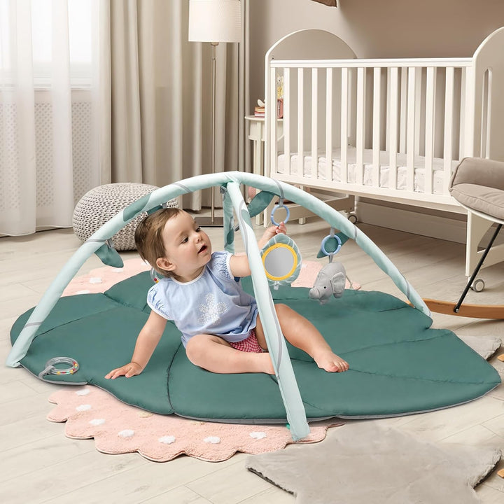 Spielmatte Baby mit Spielbogen, Vanplay Spieldecke Baby mit Bogen, Rutschfest Spieldecke Greifspielz
