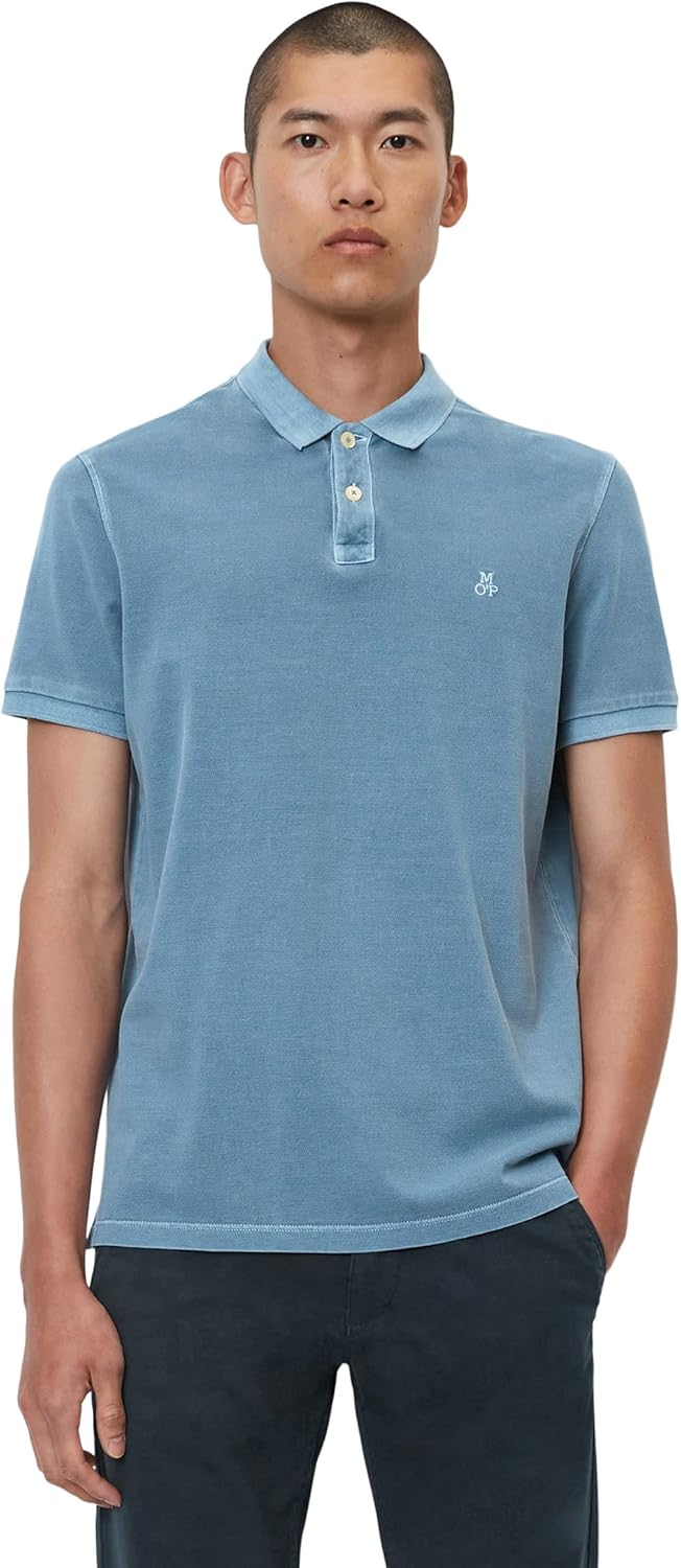 MARC O’POLO CASUAL Polo – Herren Poloshirt – klassisches Polohemd aus Bio-Baumwolle XS 837, XS 837