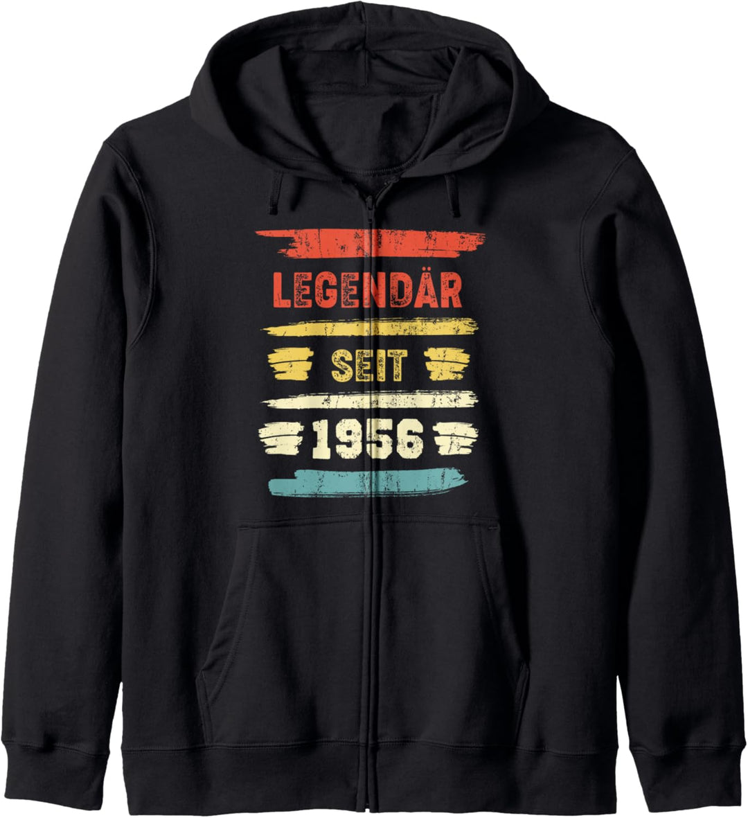 Vintage Retro Geburtstag Jahrgang 1956 - Legendär seit 1956 Kapuzenjacke