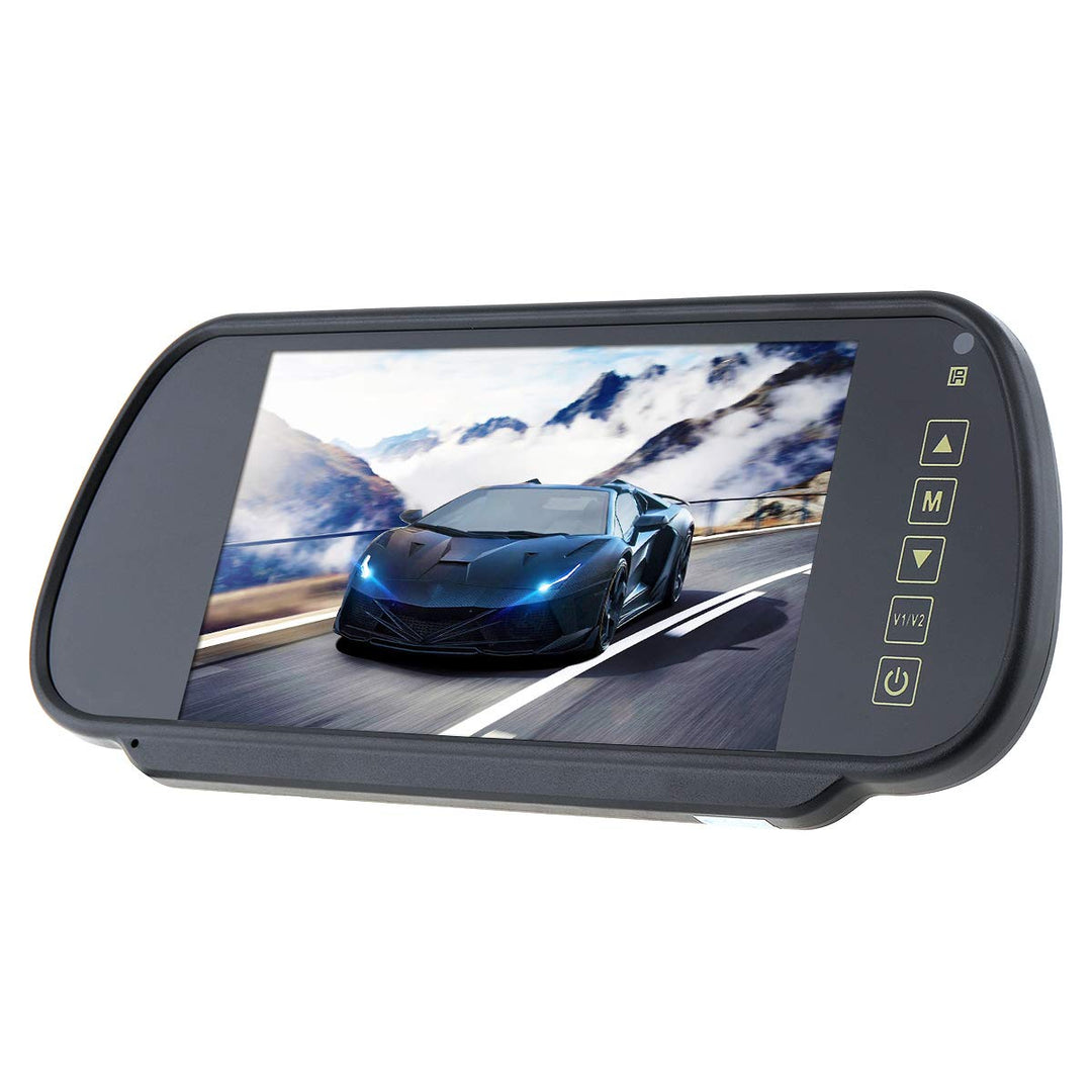 17,8 cm (7 Zoll) 16:9 2-Kanal Videoeingang Auto RGB Digital Display Rückfahrkamera VCR Monitor mit T