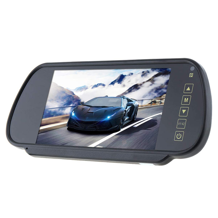 17,8 cm (7 Zoll) 16:9 2-Kanal Videoeingang Auto RGB Digital Display Rückfahrkamera VCR Monitor mit T