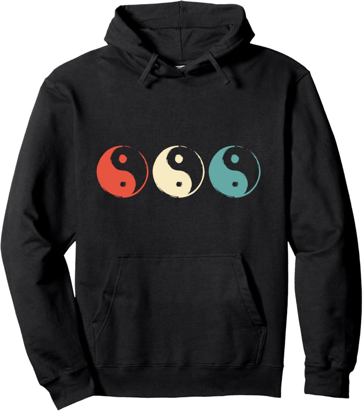 Yin und Yang Meditation Gleichgewicht Buddhismus Geschenk Pullover Hoodie