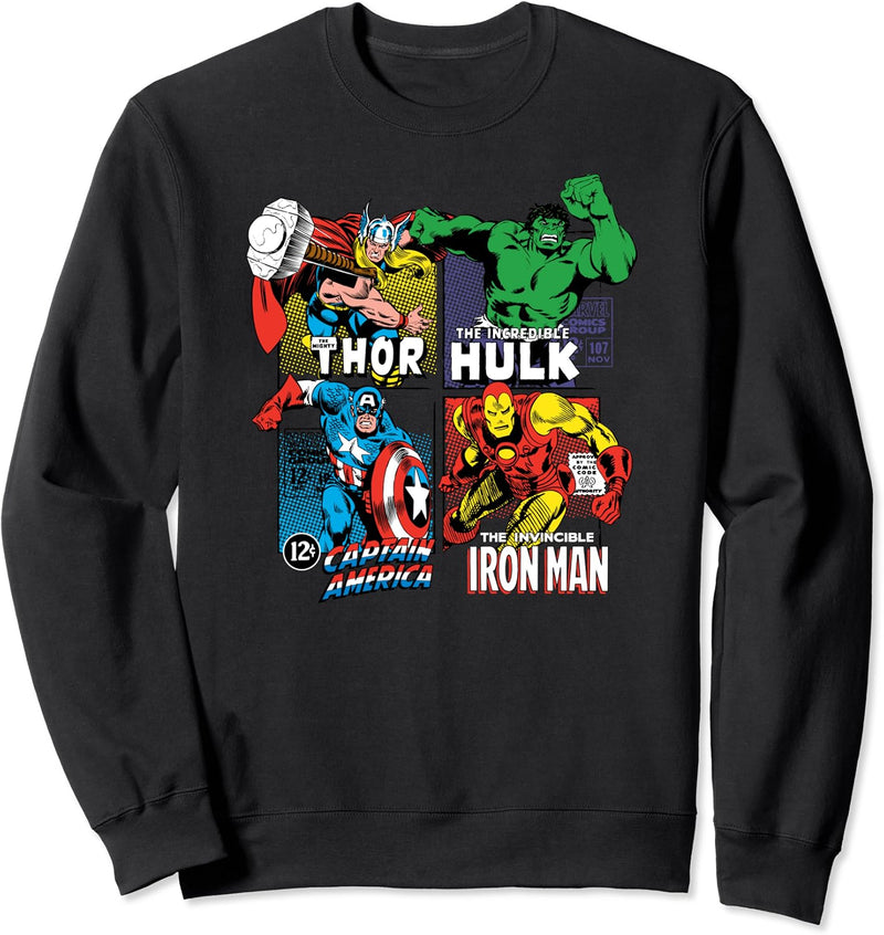 Marvel Super Heroes Squares Sweatshirt