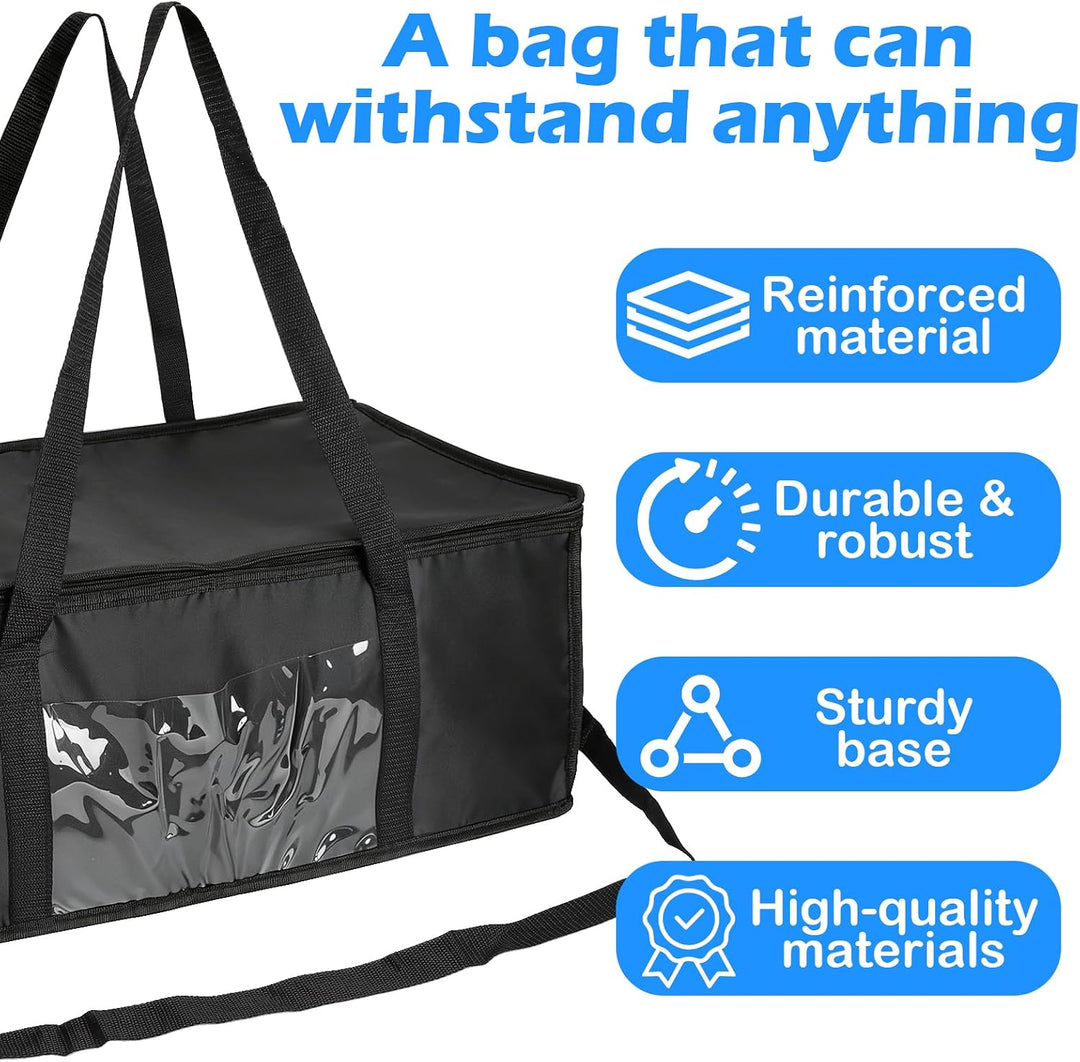 Kühltasche Gross 60L, Kühltasche Faltbar, Isoliertasche, Thermotasche, Einkaufstasche Faltbar - Oxfo