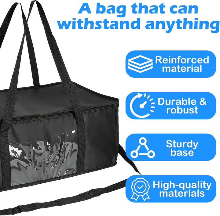Kühltasche Gross 60L, Kühltasche Faltbar, Isoliertasche, Thermotasche, Einkaufstasche Faltbar - Oxfo