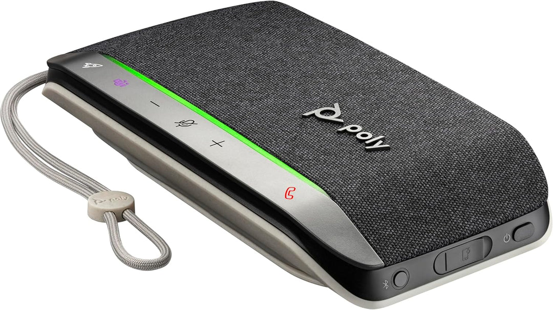 Poly Sync 20 Persönlicher, tragbarer Smart-Konferenzlautsprecher (Plantronics), USB-C, bis 20 Std Ak