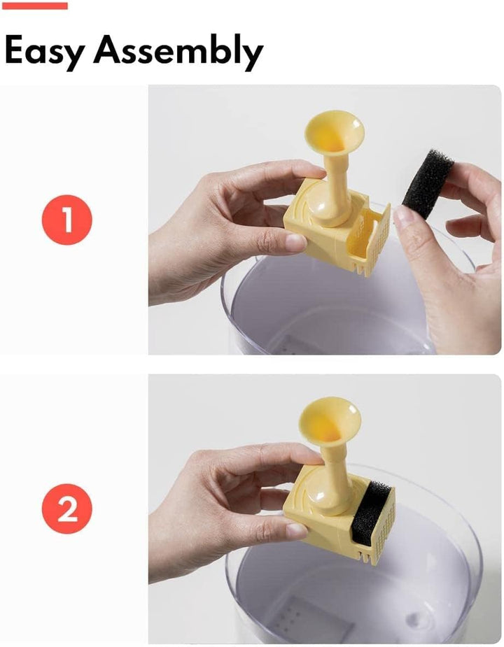 Homerunpet Katzenbrunnen Selbstreinigende Wireless Wasserpumpe Kompatibel mit Modell CF20