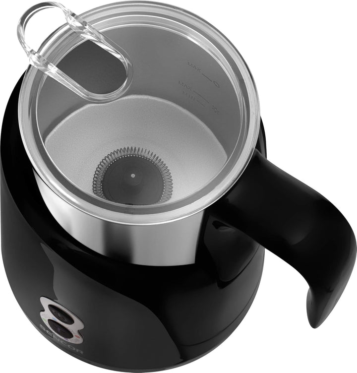 Milchaufschäumer und Heizgerät, 650 W, Schwarz