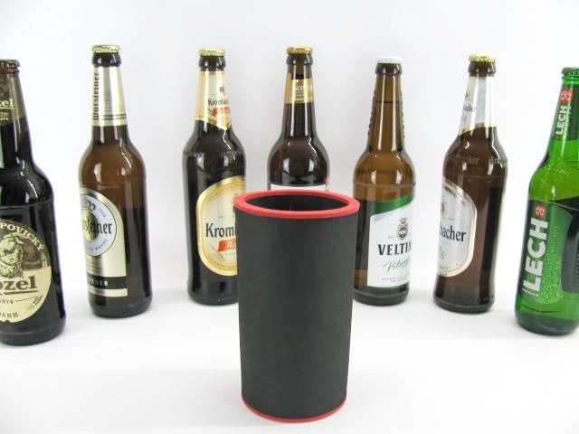 Erstklassige Qualitätskühler für 0,5L Bierdosen oder Bierflaschen im bunten Mix aus 5 Neoprenkühlern